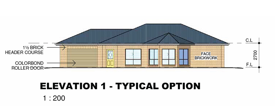 Elevation 1 typical option